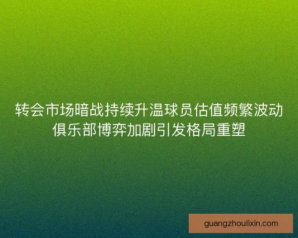 转会市场暗战持续升温球员估值频繁波动俱乐部博弈加剧引发格局重塑